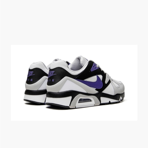 Nike Men’s Air Structure Grey Fog/Lapis-Black-White Purple - Picture 2 of 7